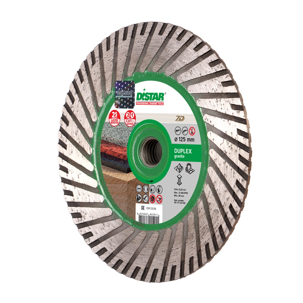 Distar Turbo Duplex 125mm Diamond Blade