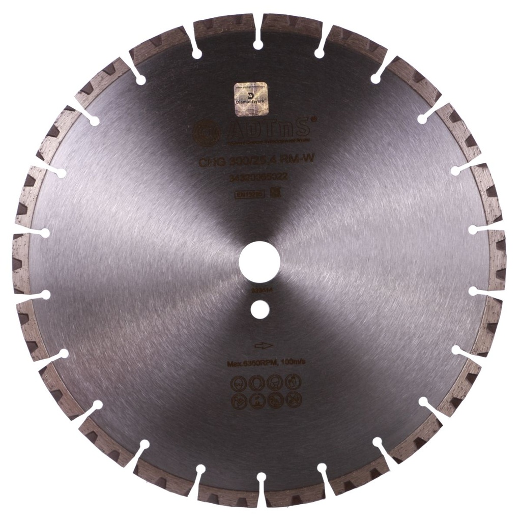 ADTnS 1A1RSS/C3 300 CHG RM-W ∅300-400mm Diamond Blade