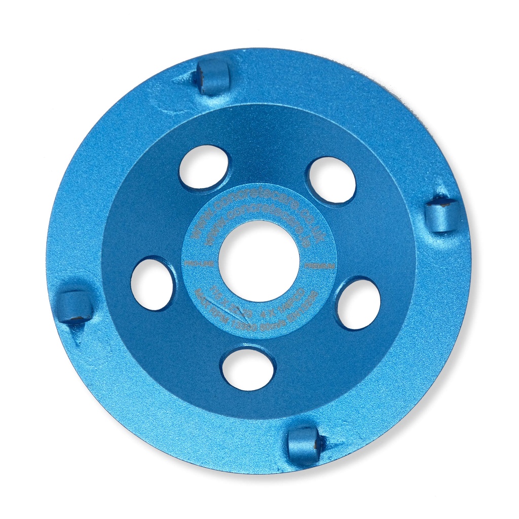 PCD Cup Disc 1/4 segments ∅115-180mm