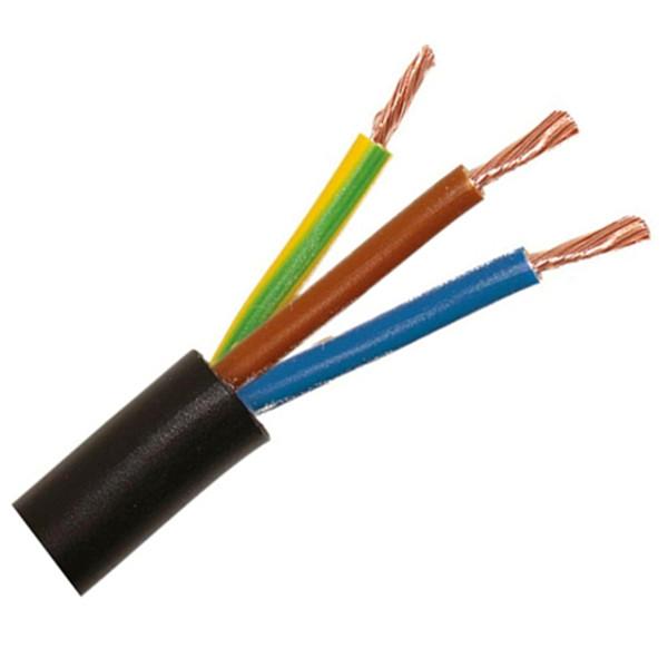 Cable Black AG PVC 3x2.5mm/sq (220v)