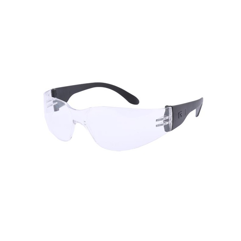 Spectacles transparent with side protection CR01sk