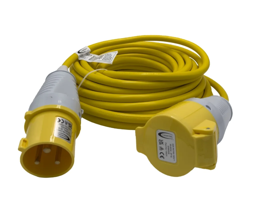 110V Extension Lead 14m 4mm Cable 32amp 