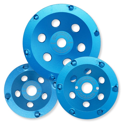 PCD Cup Disc 1/4 segments ∅115-180mm