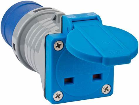 [I216-6-13A] ADAPTER 16A - 13A BS IP44