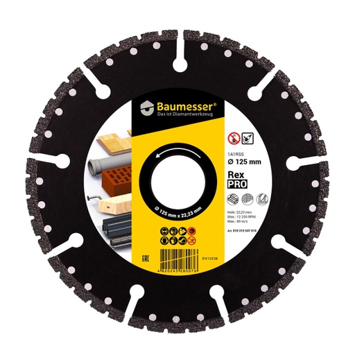 Distar 1A1RSS V Rex Pro ∅125-230mm  Diamond Blade