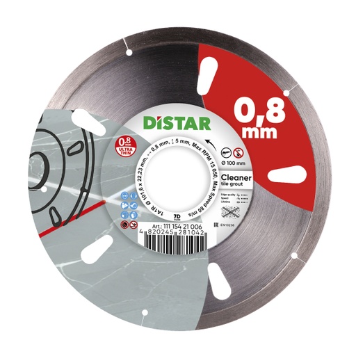 [11115421006] Distar DIAMOND CUTTING BLADE 1A1R CLEANER ∅100mm