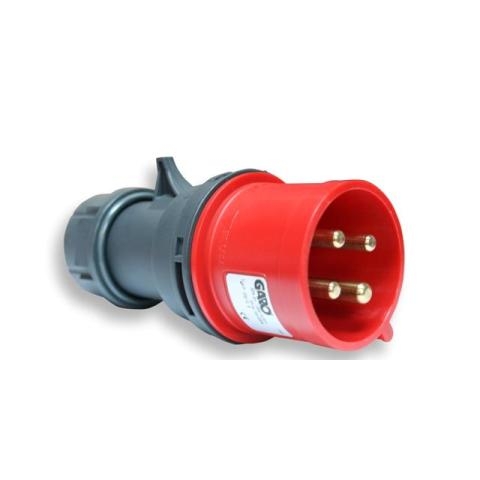 [P332-6S] Plug 32A, 380V 4pin (male)