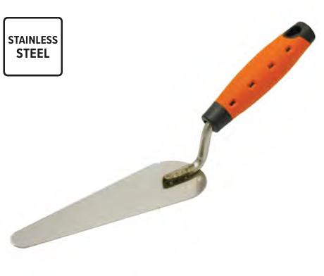 [6166] Stainless stucco trowel 160mm