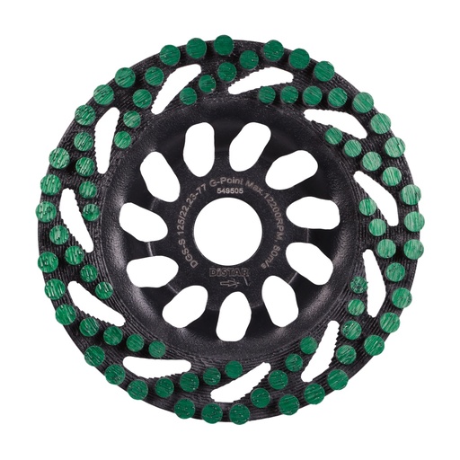 [11127048020] Diamond Grinding cup Distar DGS-S 125/22,23-77 Green Point