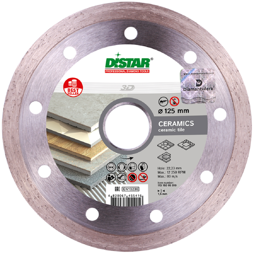 Distar 1A1R Bestseller Ceramics ∅125-230mm Diamond Blade